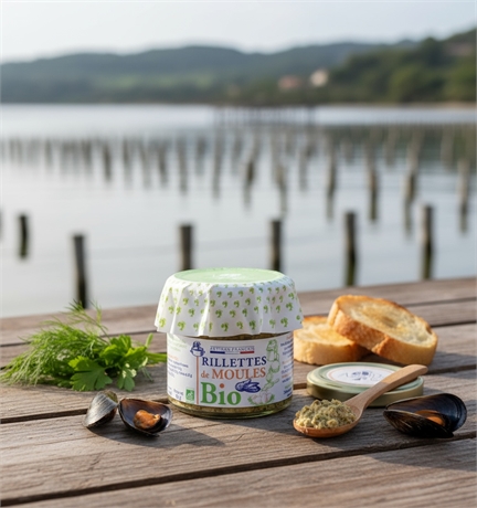 Rillettes de moules Bio